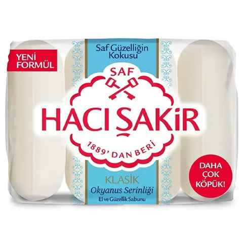 Hacı Şakir Classic Ocean Freshness Soap 4 x 70 gr