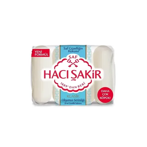 صابون هاسيساكير كلاسيك انتعاش المحيط 4 × 70 غرام Hacı Şakir