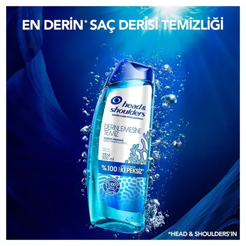 Head & Shoulders Deep Clean Scalp Detox Anti-dandruff Shampoo 300 ml