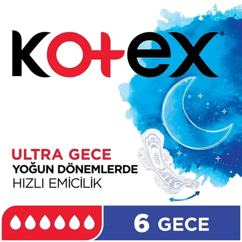 Kotex Ultra Pad Night 6 pack