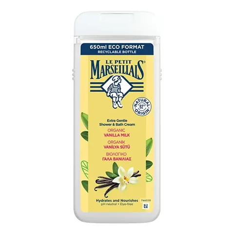 Le Petit Marseillais Duschgel Vanillemilch 650ml