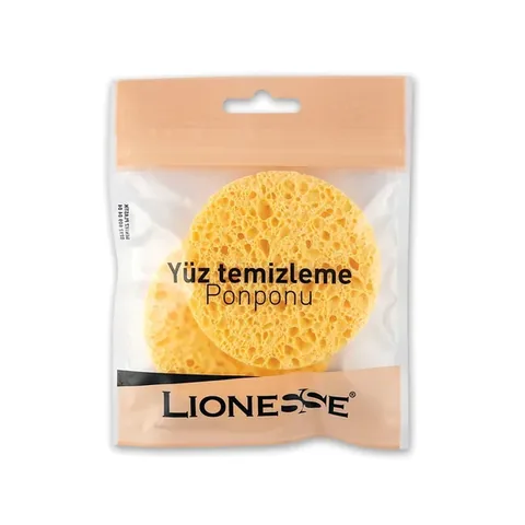 Естественная очищающая губка для лица Lionesse