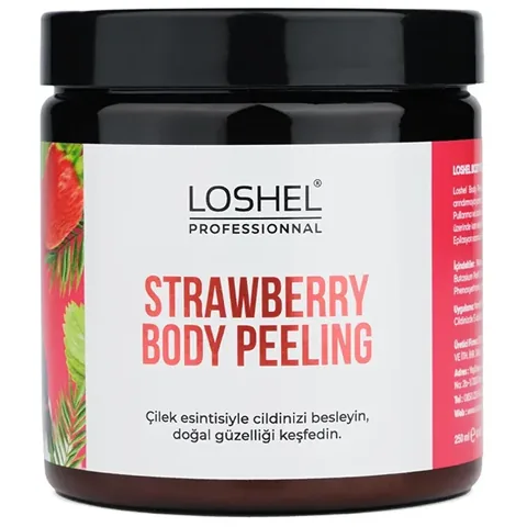 Loshel Erdbeer Körperpeeling 250ml
