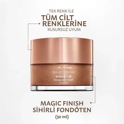 M. Asam Magic Finish Magical Foundation Primer Concealer and Powder 30 ml