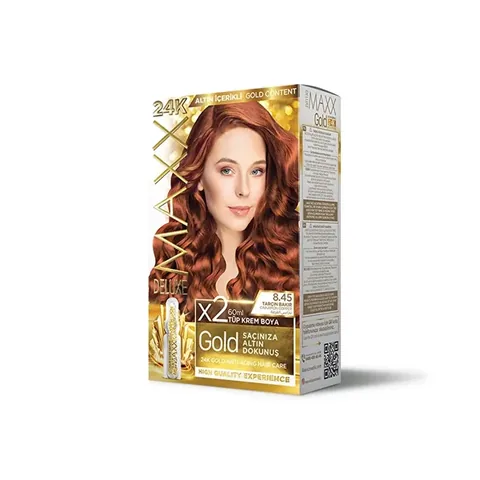 Maxx Deluxe Golden Beauty Hair Dye 8.45 cinnamon Copper