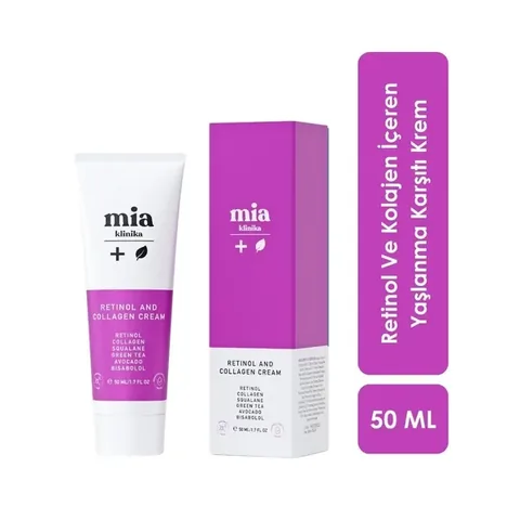 Mia Klinika Anti-aging Cream With Retinol And Collagen 50 ml