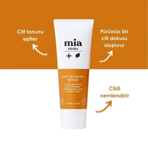 Mia Klinika Skin Whitening Tone Equalizing Anti-blemish Cream 50 ml