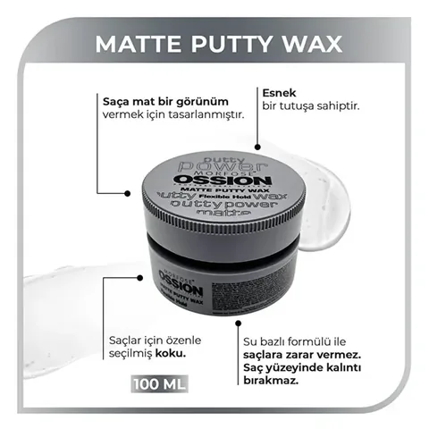 Morfose Ossion Matte Putty Wax 100 ml