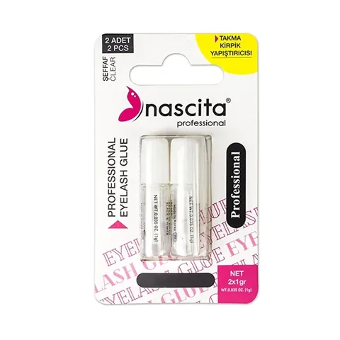 Nascita Professional False Eyelash Adhesive Transparent 2 x 1 gr