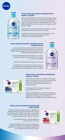 Lingettes Nivea 3en1 : Peau Nettoyée, Hydratée, Revitalisée