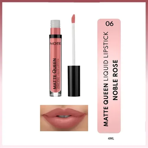 Note Matte Queen Liquid Lipstick 06 noble Rose