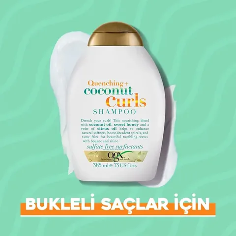 Ogx Moisturizing Coconut Curls Shampoo For Curly Hair 385 ml