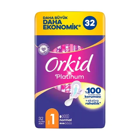 Orkid Platinum Normal (size 1) Sanitary Pad 32 pcs