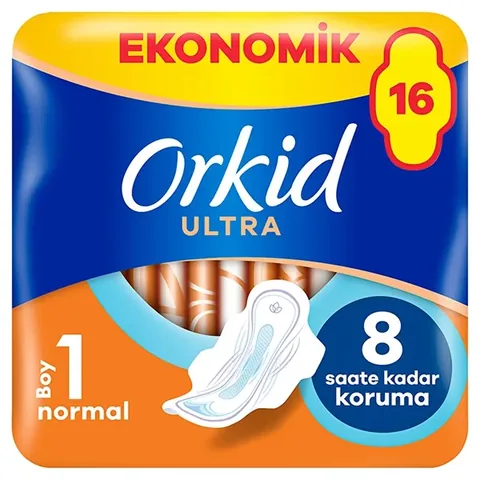 Orkid Ultra Normal (size 1) Sanitary Pad 16 pcs