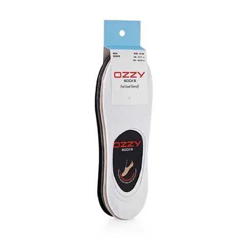 Ozzy Socks Men's 12-pack Seamless Ballerina Socks 43/46