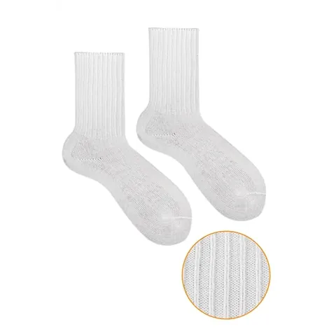 Ozzy Socks Women's Wool Ecru Socks 36/40