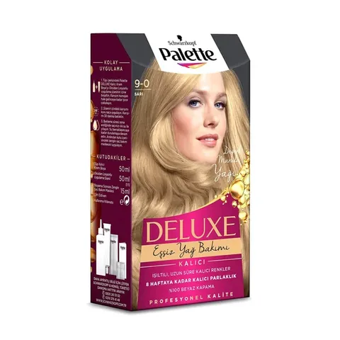 Краска для волос Palette Deluxe 9-0 блондин