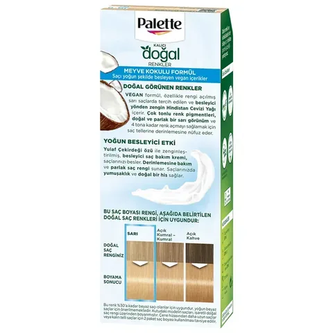 Palette Permanent Natural Colors Hair Dye 10-0 light Blonde