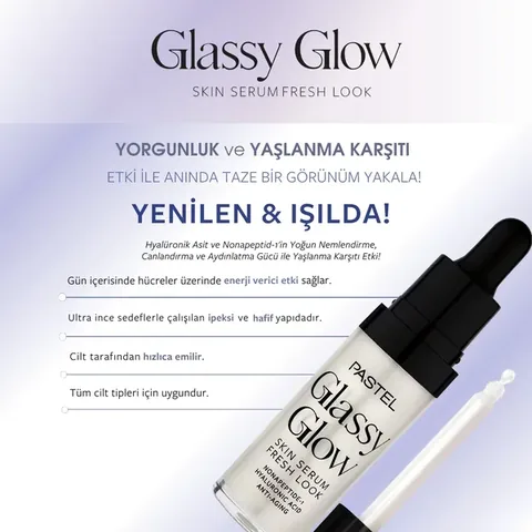 Pastel Makeup To Skincare Glassy Glow Skin Serum
