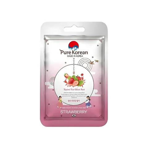 Reine koreanische Multi-Vitamin Erdbeer-Gesichtsmaske für strahlende Haut