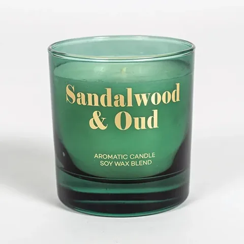 Rakle Green Sandalwood & Oud Scented Candle 120 gr