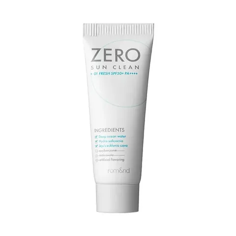 rom&nd Zero Sun Clean SPF 50+ Sonnencreme - Sanfter UV-Schutz