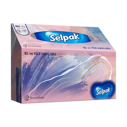 Selpak Hygienetücher für Hände und Gesicht 80 Stück