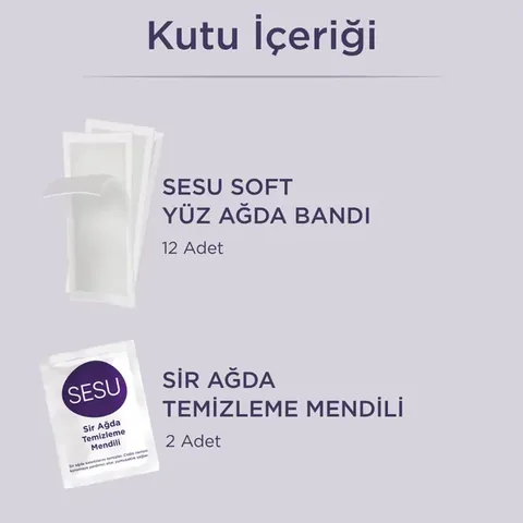 Sesu Soft Face Wax Strips 12 pcs