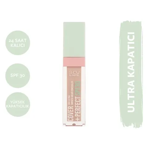 Show By Pastel Cover+perfect Concealer Spf30 ultra Concealer 304 nude Pink