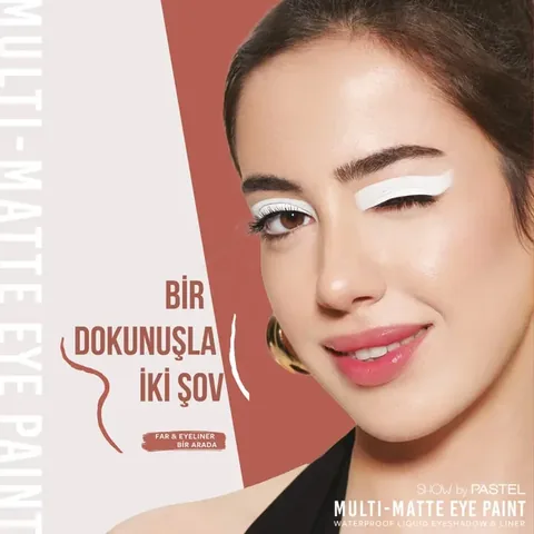 Show By Pastel Multi-matte Eye Paint Waterproof Eyeshadow &amp; Liner Waterproof Matte Liquid Eyeshadow And Eyeliner 84 mood