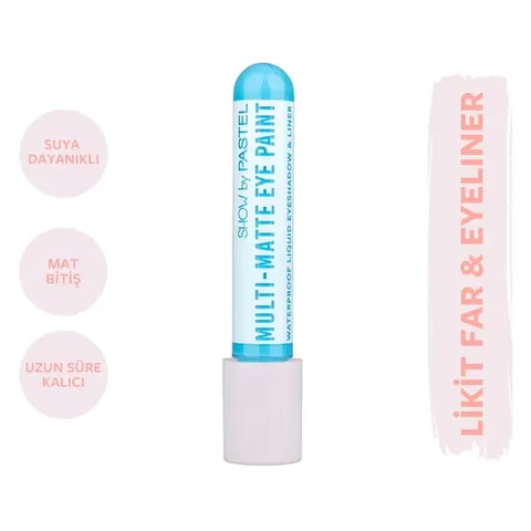 Show By Pastel Multi-matte Eye Paint Waterproof Eyeshadow &amp; Liner Waterproof Matte Liquid Eyeshadow And Eyeliner 87 nova