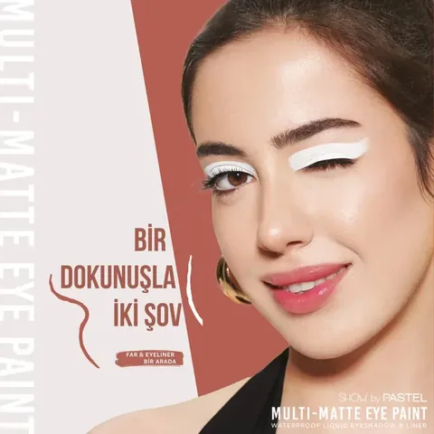 Show By Pastel Multi-matte Eye Paint Waterproof Eyeshadow &amp; Liner Waterproof Matte Liquid Eyeshadow And Eyeliner 87 nova