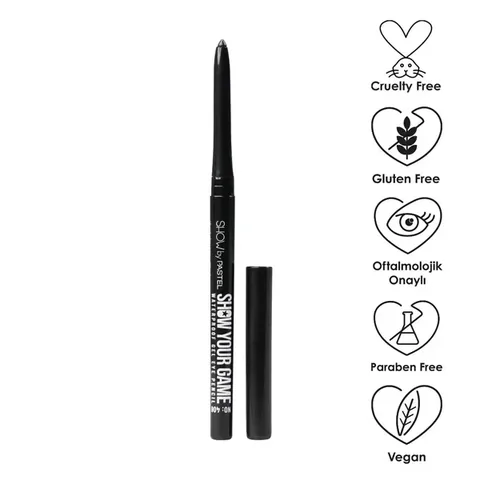 Show Waterproof Eyeliner - 16h Wischfest Kajal von Pastel