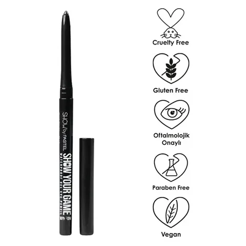 Show Waterproof Eyeliner - 16h Wischfest Kajal von Pastel