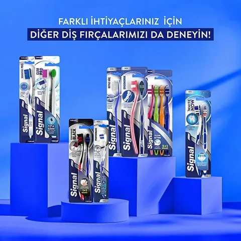 Signal White Now Toothbrush Medium 1+1