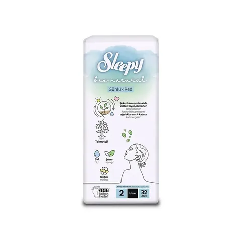 Sleepy Bio Tagesgröße 2 umweltfreundliche super lange Binden