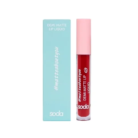 Soda Demi Matte Liquid Lipstick 006 fall In Love
