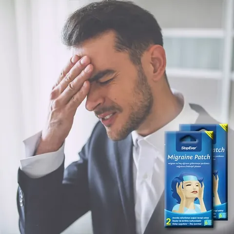 Stopever Migraine Patch Cooling Hydrogel Plaster