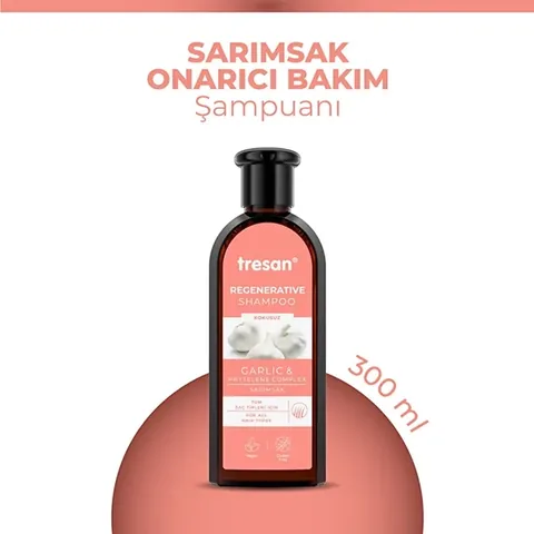 Tresan Garlic Extract Repair Care Shampoo 300 ml
