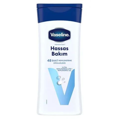 Vaseline Sensitive Care Körperlotion für trockene Haut, 200ml