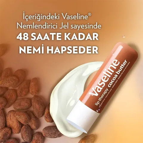 Vaseline Lip Therapy Lip Care Cream Cocoa Butter 4.8 gr