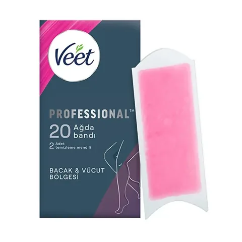 Veet Professionelle Wachsstrips für normale Haut - 20 Stück