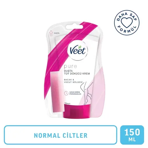 Veet Pure In-shower Hair Removal Cream Normal Skin 150 ml