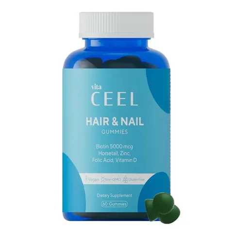Vita Ceel Hair And Nail Care Vitamin Chewable Vegan Gummy 60 pcs