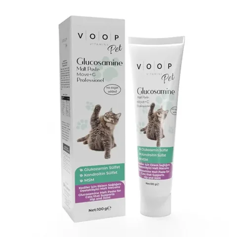 Voop Pet Joint And Muscle Support Malt Paste For Cats 100 gr