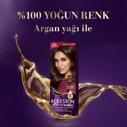 Wella Koleston Intense Hair Dye 4/1 ash Brown