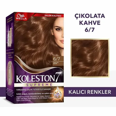 Wella Koleston Supreme Hair Dye 6/7 chocolate Brown