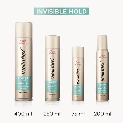 Wella Wellaflex Invisible Hold Hair Mousse Extra Strong Hold 200 ml - 4/5 hold