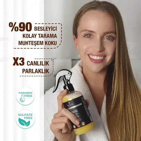 Yoon Easy Combing &amp; Anti-frizz Collagen And Keratin Vegan Hair Care Spray 250 ml