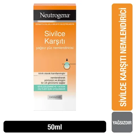 Увлажняющий крем для лица Neutrogena против акне без масла 50 мл